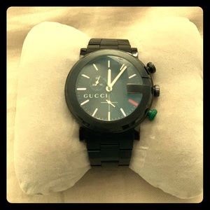 Gucci 44mm Guilloche Men’s Watch